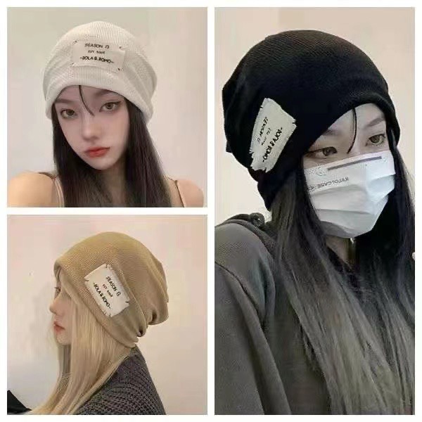 Sombrero de dinero doble sombrero completo de fábrica venta directa al por mayor versión coreana sombrero versátil sombrero japonés de punto heap heap sombrero