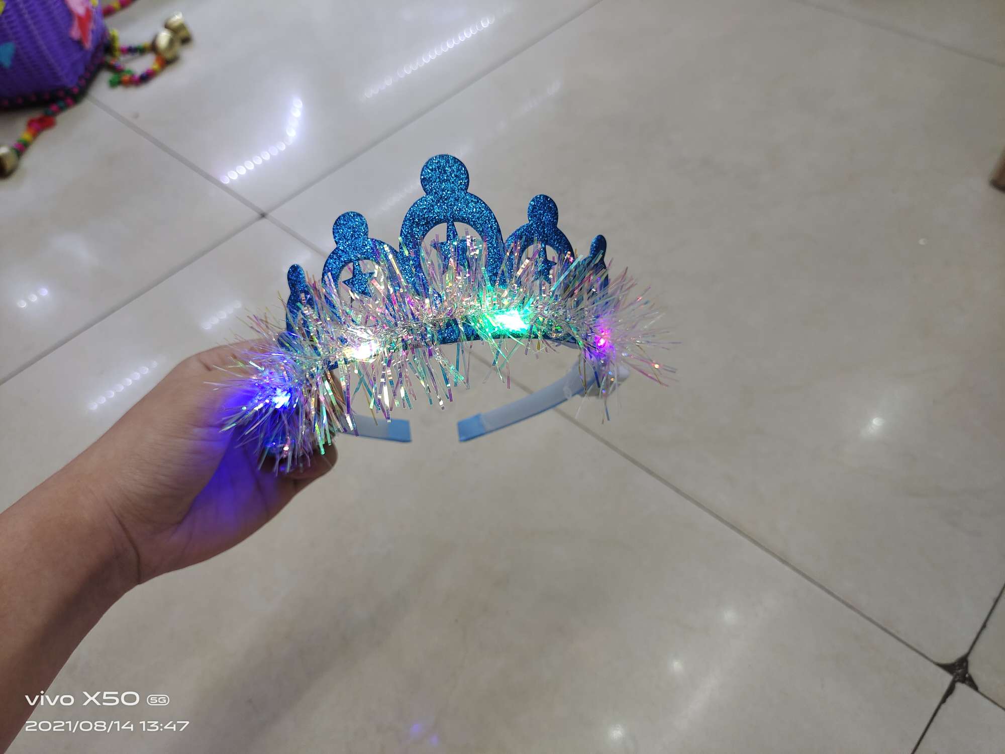 Luminous Crown Head Buckle Rain Crown Plus Lamp Manufacturers Direct Sales undefined