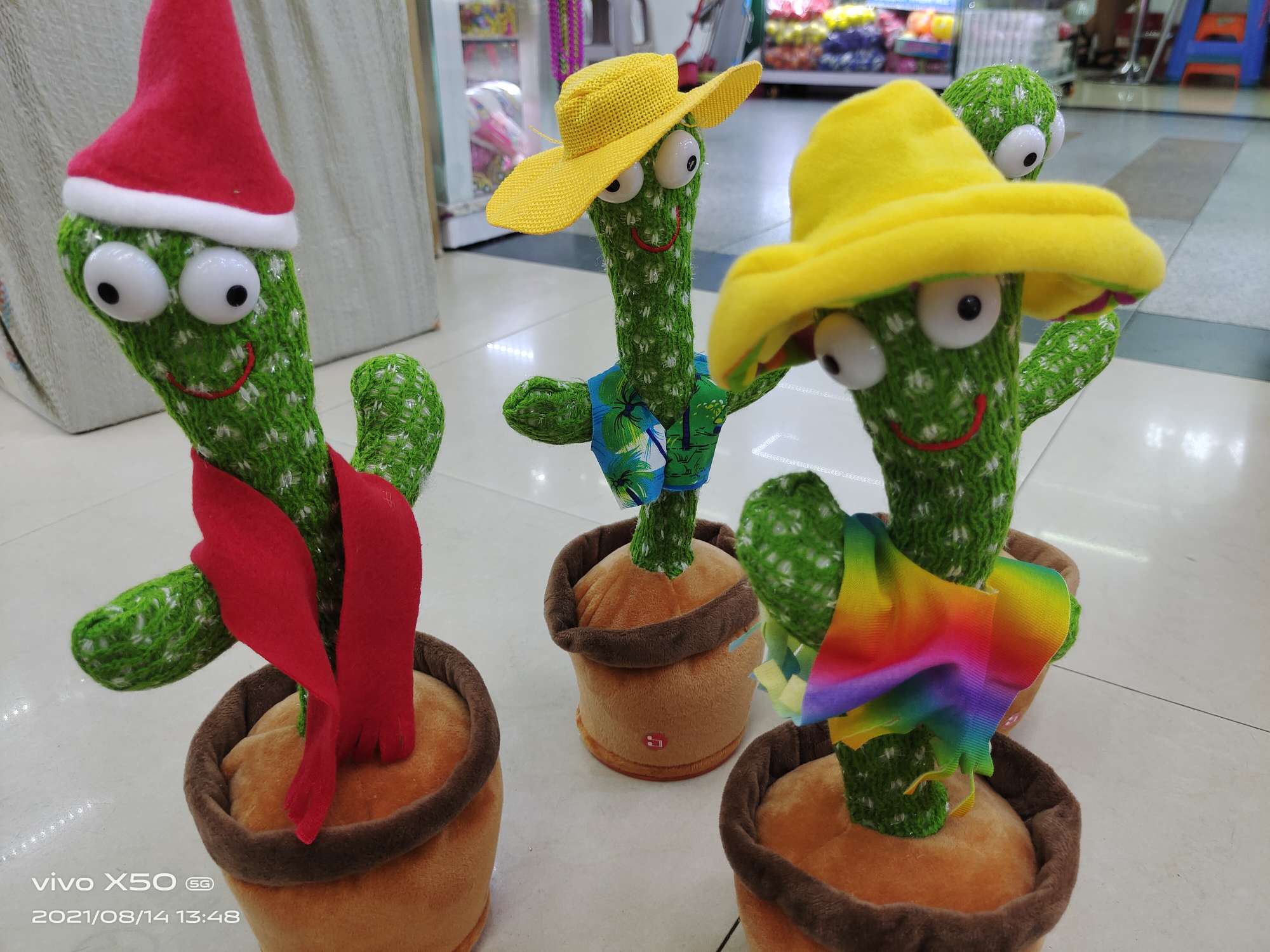 Cactus Electric Pot Can Record Prank Toys undefined