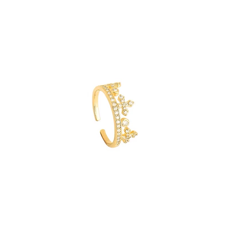 A stylish and elegant beauty crown, a Korean-style, trendy, exquisite and luxurious ring Application Scenario