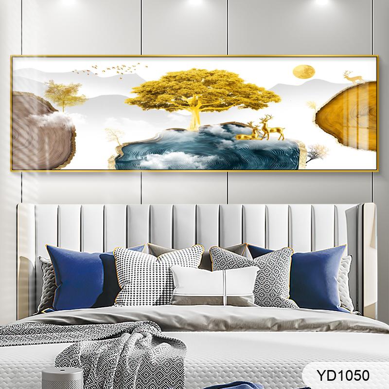 Gold landscape sofa bedside decoration painting