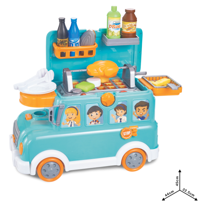 Children's Entertainment Bus Diy House Play 6
