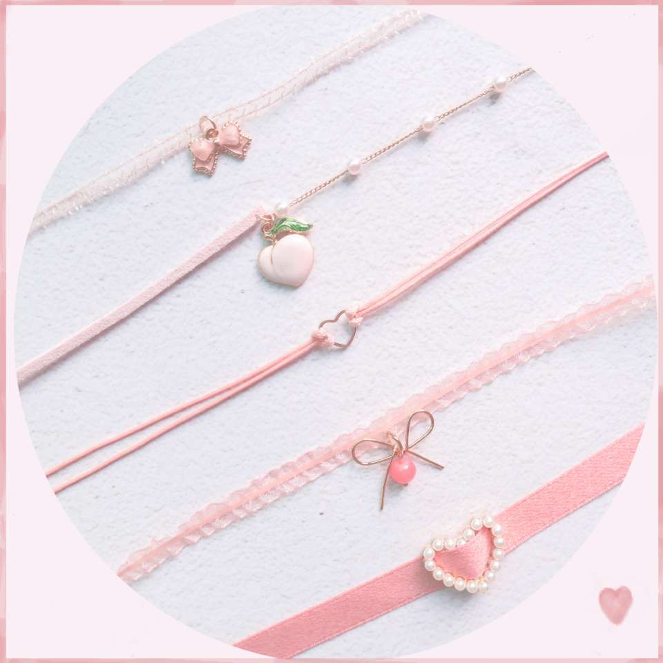 FLY1473 Spring/Summer Japanese/Korean jewelry Hyuna Style Jewelry Colorful floral neck with collar choker Choker collarbone chain necklace for women details Picture