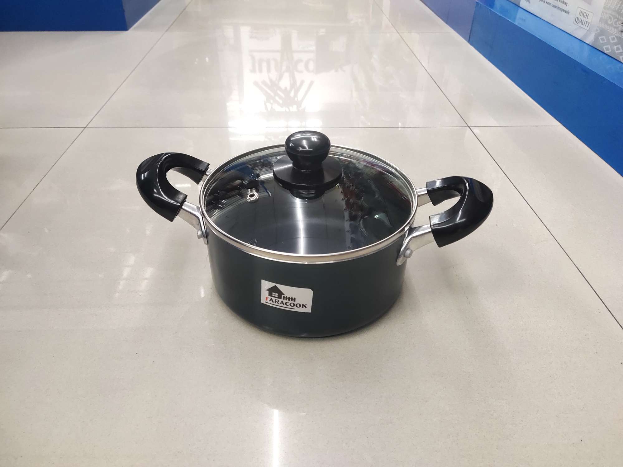 SARACOOK household 18cm soup pot, milk pot, double handle, non-stick, for cooking porridge and soup, gas stove, induction cooker, small soup pot, two-handed pot Application Scenario