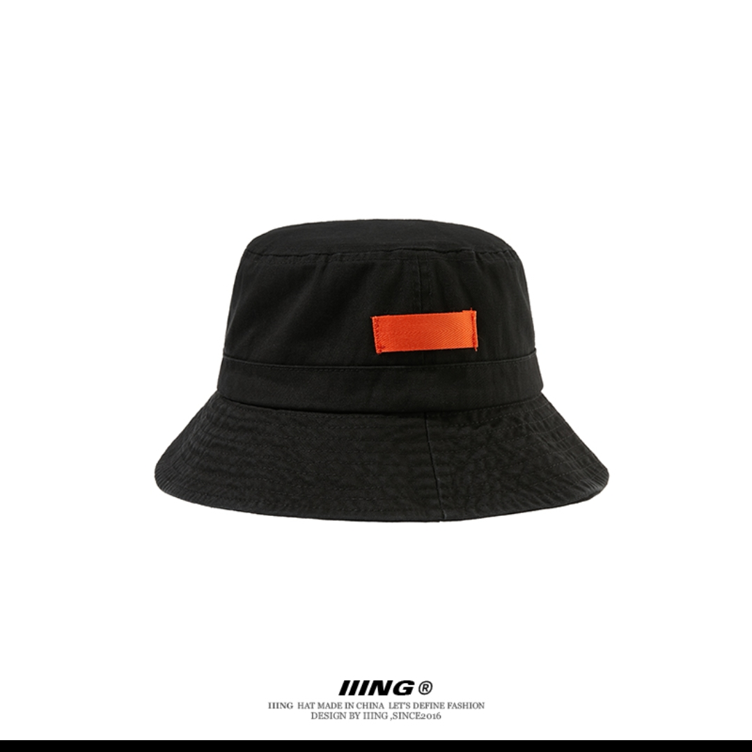 IIING Cotton Fisherman hat for women Spring summer Korean-Japanese solid color basin hat for autumn shade face sunscreen hat for men 43
