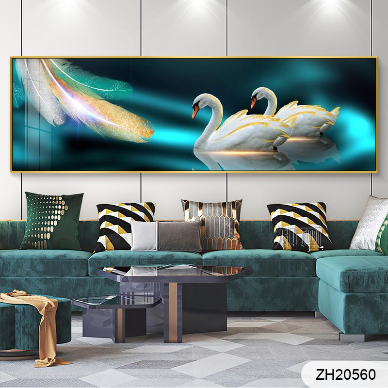 Light luxury romantic warm swan home and living room sofa