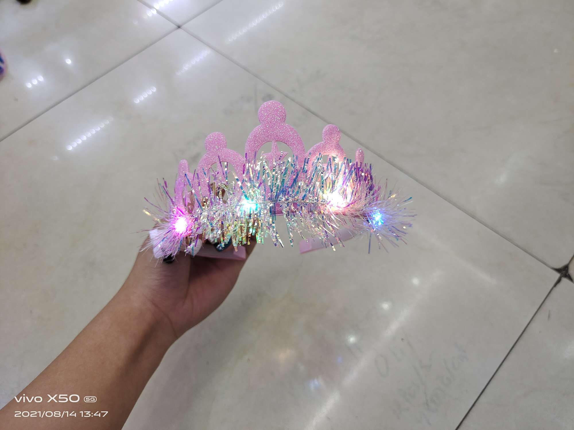 Luminous Crown Head Buckle Rain Crown Plus Lamp Manufacturers Direct Sales undefined