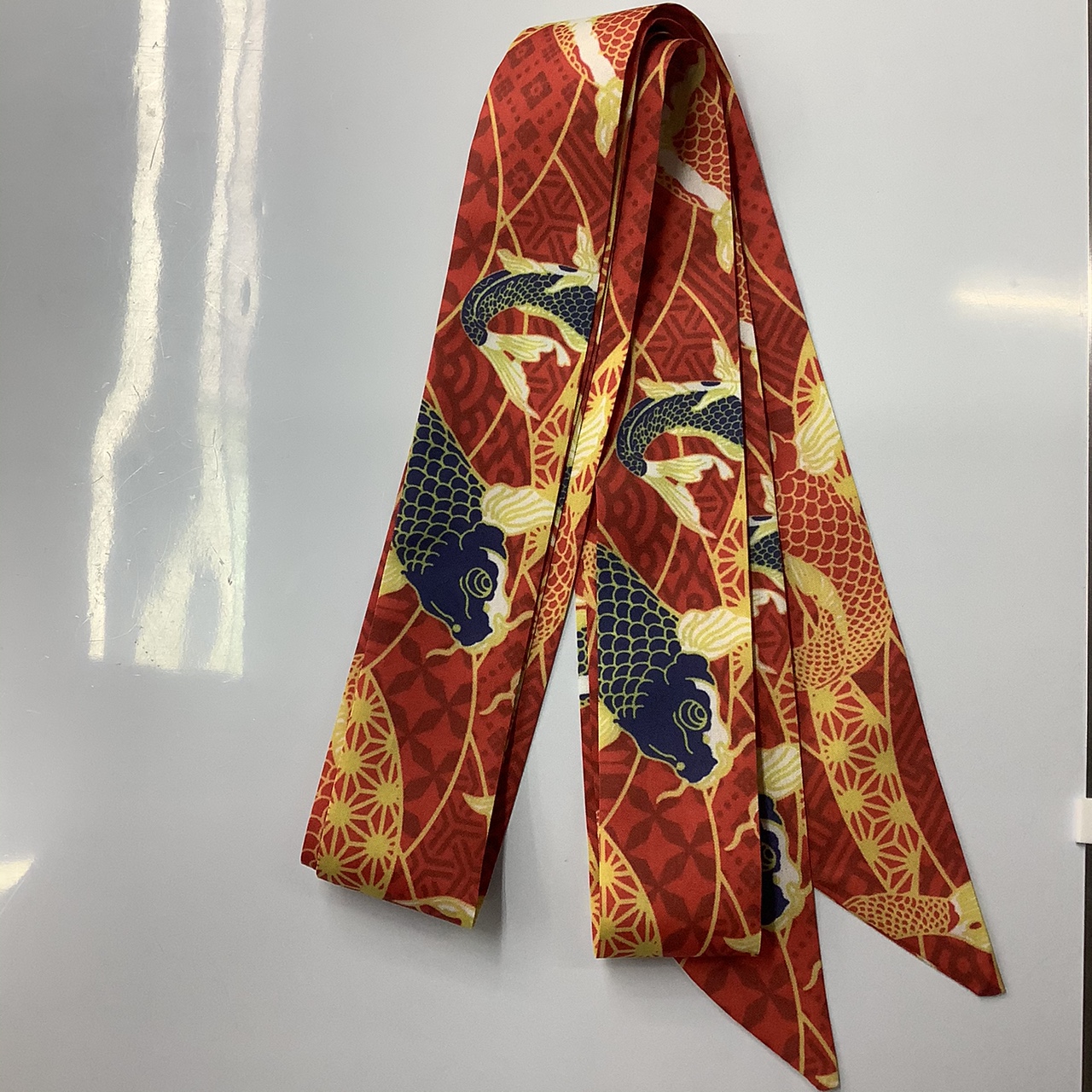Long ribbon red bottom koi 118
