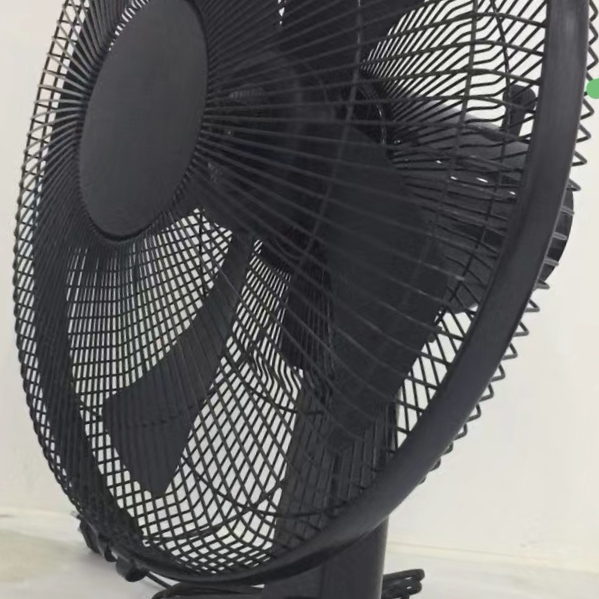 12-inch high-end table fan in black