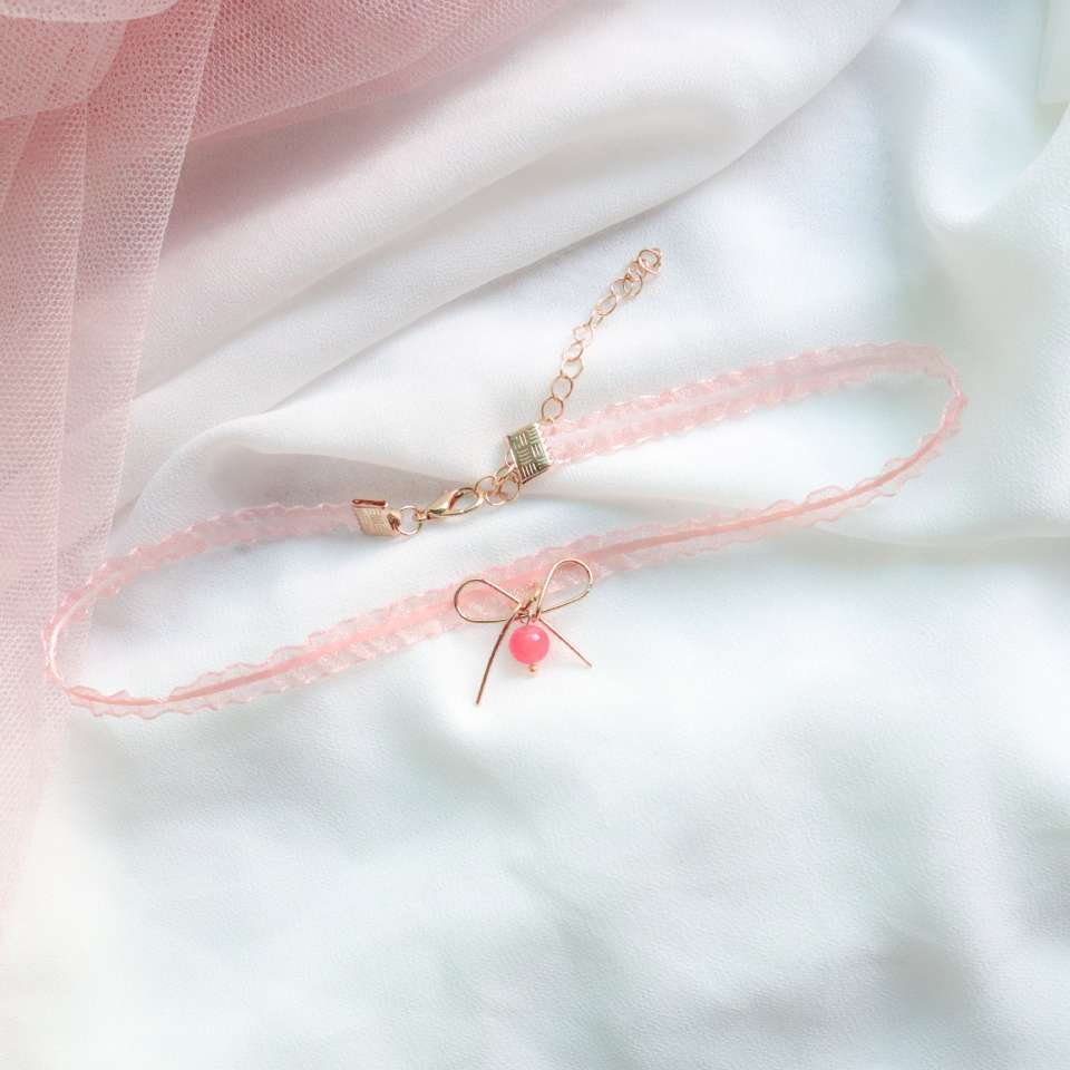 FLY1473 Spring/Summer Japanese/Korean jewelry Hyuna Style Jewelry Colorful floral neck with collar choker Choker collarbone chain necklace for women Application Scenario
