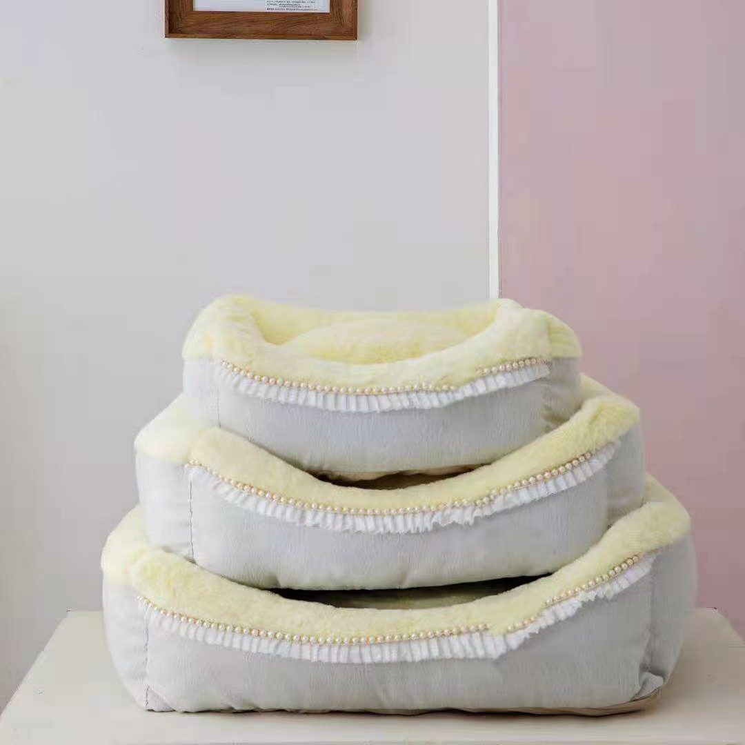 宠物用品！2021秋冬新品
雕花蕾丝亚麻+兔毛，三个尺详情12