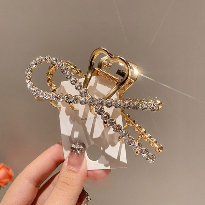 韩板气质珍珠发夹女夏后脑勺大号抓夹发卡抓发夹网红鲨鱼夹子头饰详情5