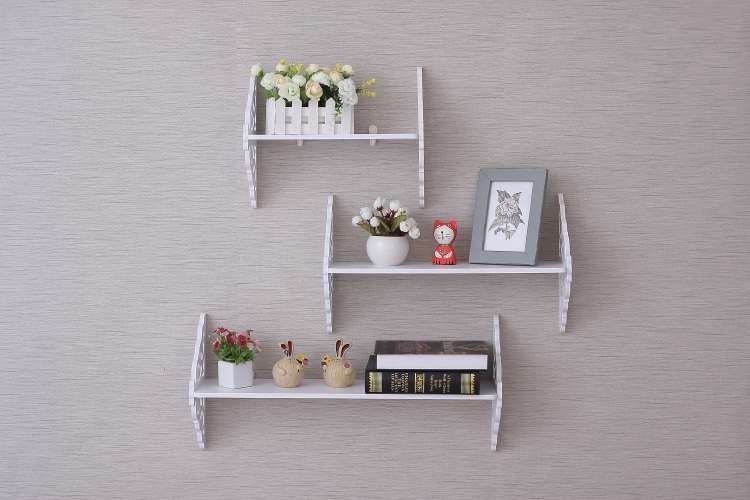 置物架 搁板壁挂 多肉架 书架简约置物架RD7316详情图1