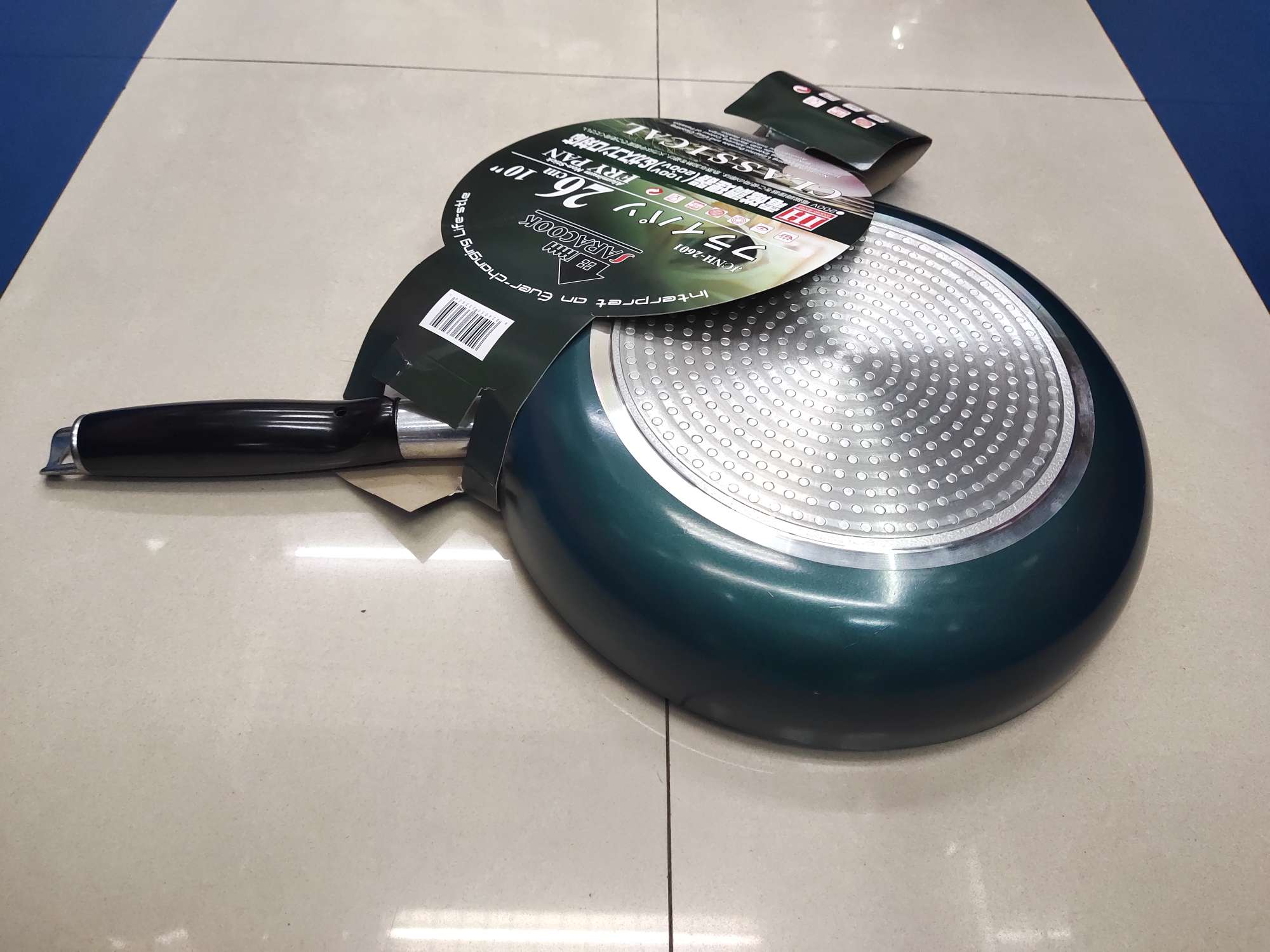Household flat-bottomed pan, non-stick pan, double-bottomed, induction cooker and gas stove dual-purpose frying pan and wok, 26cm Specification image