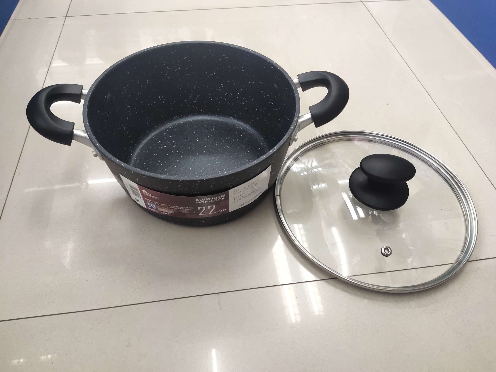 SARACOOK,22cm soup pot, milk pot, non-stick porridge and soup cooking pot, gas stove and induction cooker dual-purpose pot, two-hand pot, 20-28cm details Picture