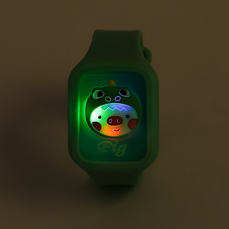 驱蚊手表 方形发光手表 驱蚊扣 发光玩具详情图8