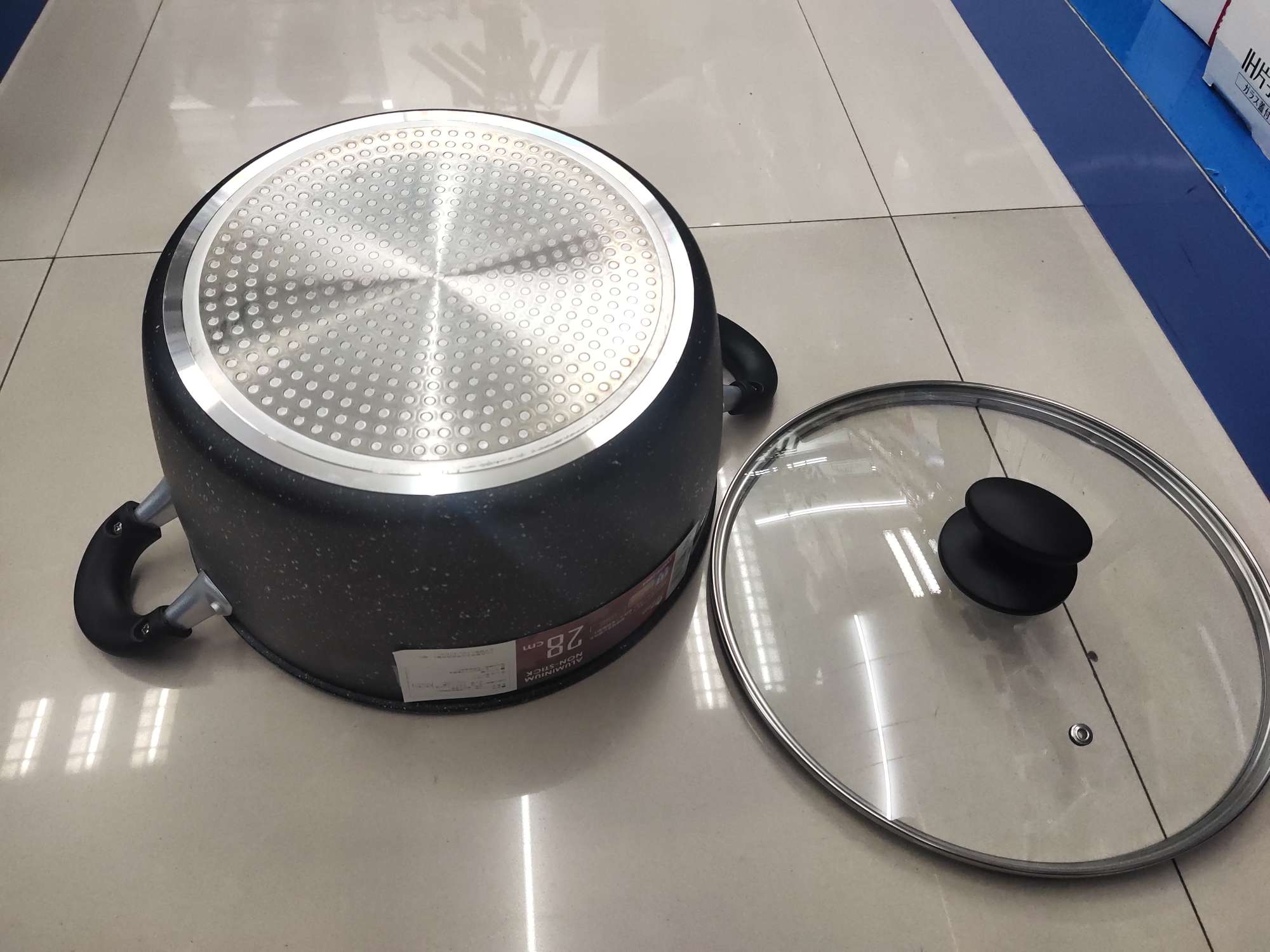 SARACOOK,28cm soup pot, milk pot, non-stick porridge and soup cooking pot, gas stove and induction cooker dual-purpose pot, two-hand pot, 20-28cm details Picture