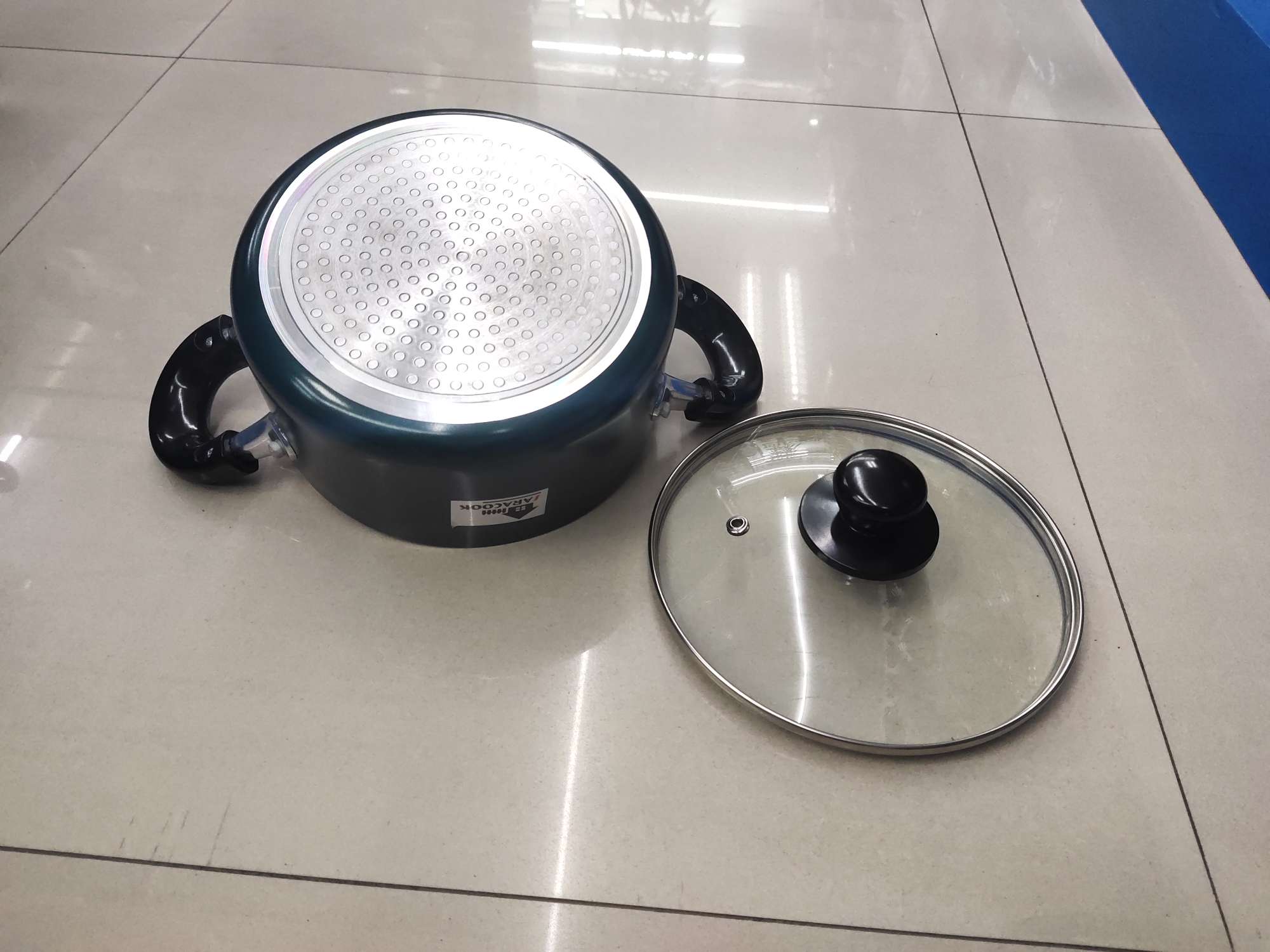 SARACOOK household 22cm soup pot, milk pot, double handle, non-stick, for cooking porridge and soup, gas stove, induction cooker, small soup pot, two-handed pot Specification image