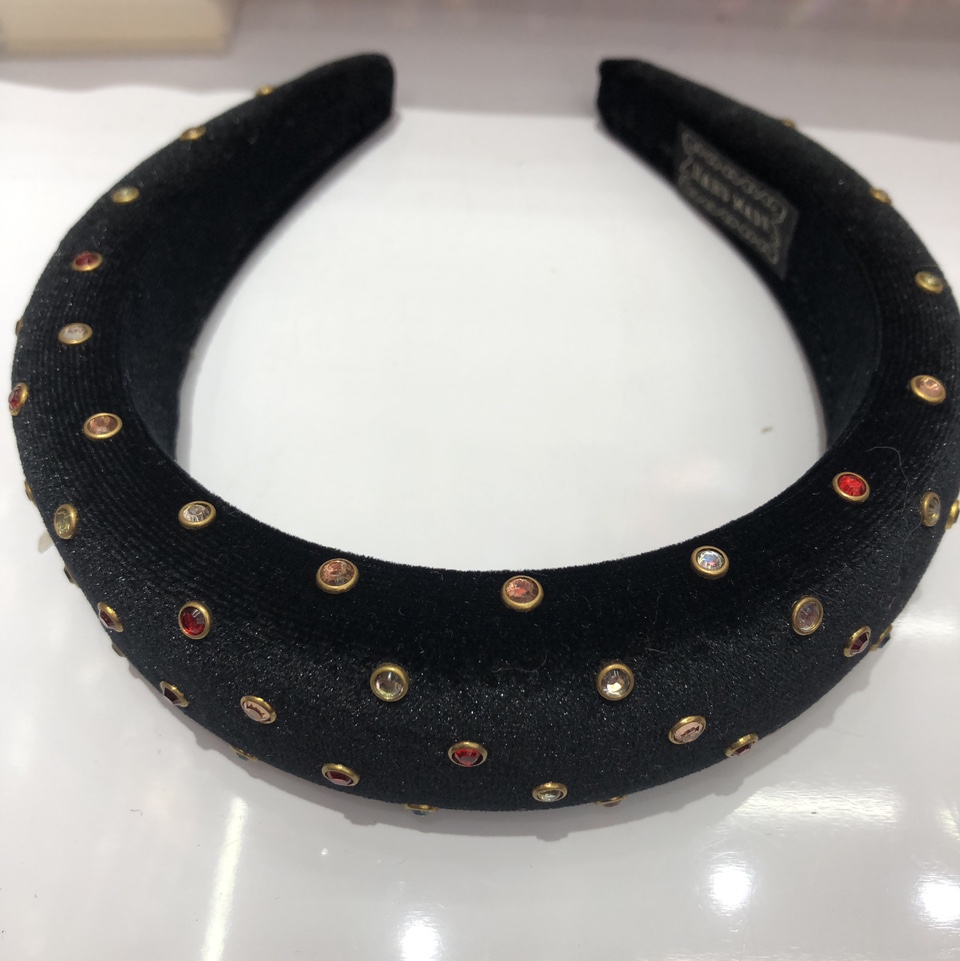 绒布海绵4公分烫钻全包头扣12个一打，菲嫦75