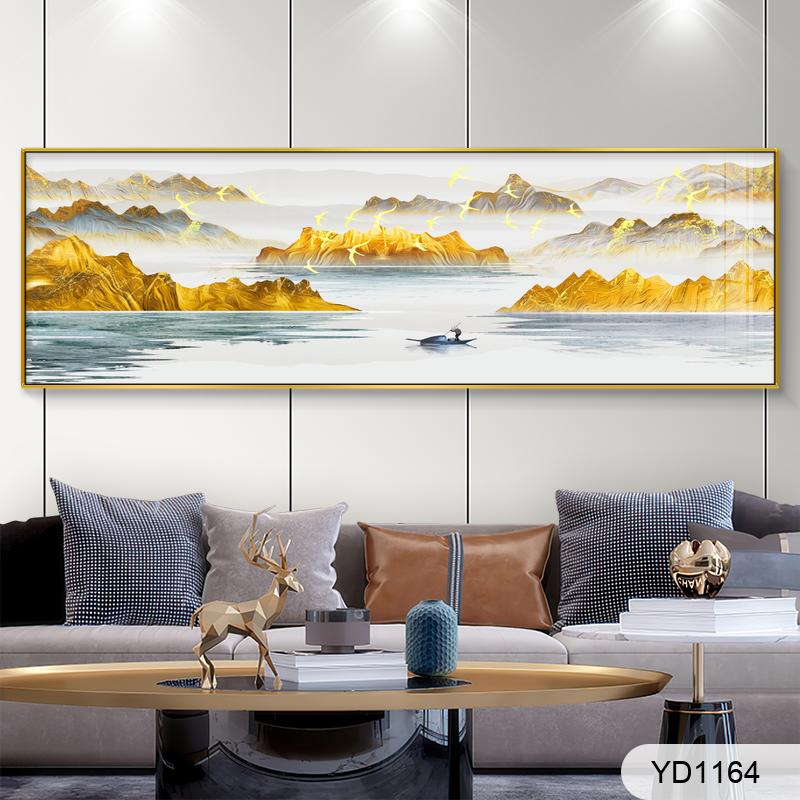 Abstract wealth and gold mountain