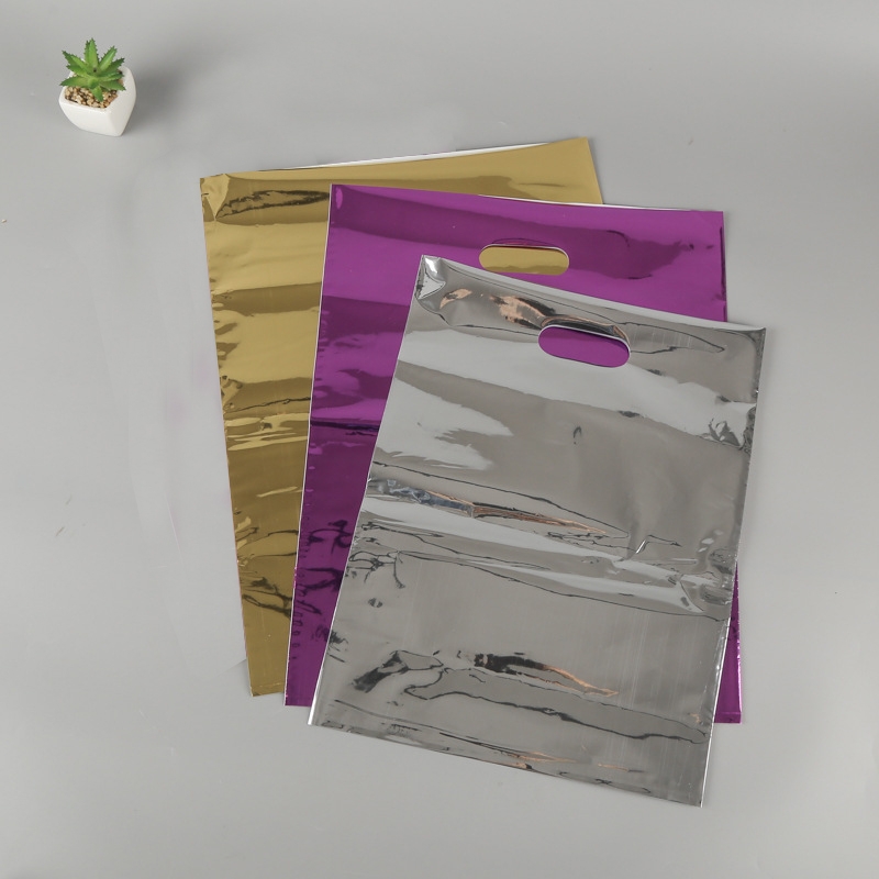 新款复合塑袋袋化妆品塑料袋塑料袋印刷logo定做袋子印logo塑料袋紫