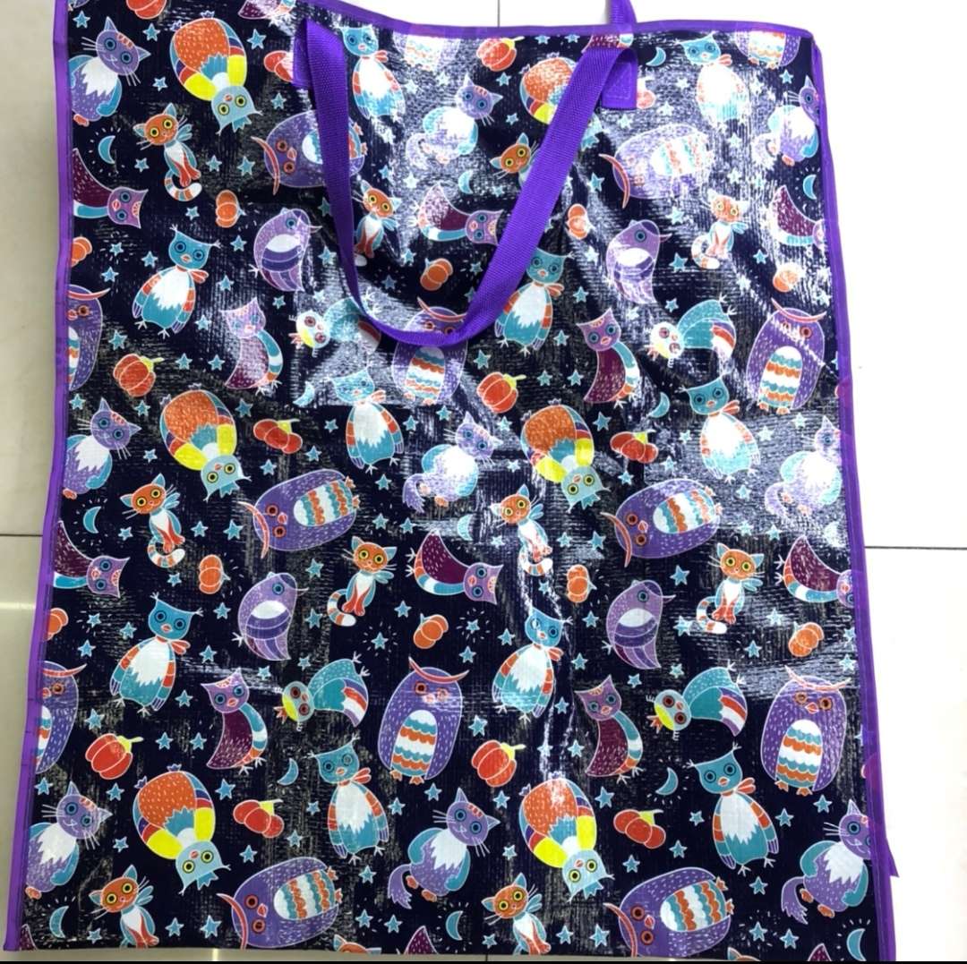 29 woven bag factory direct sales, various patterns, moving clothes packing bags, kindergarten quilt storage bags, waterproof and moisture-proof luggage bags, large moving bags detail image 3