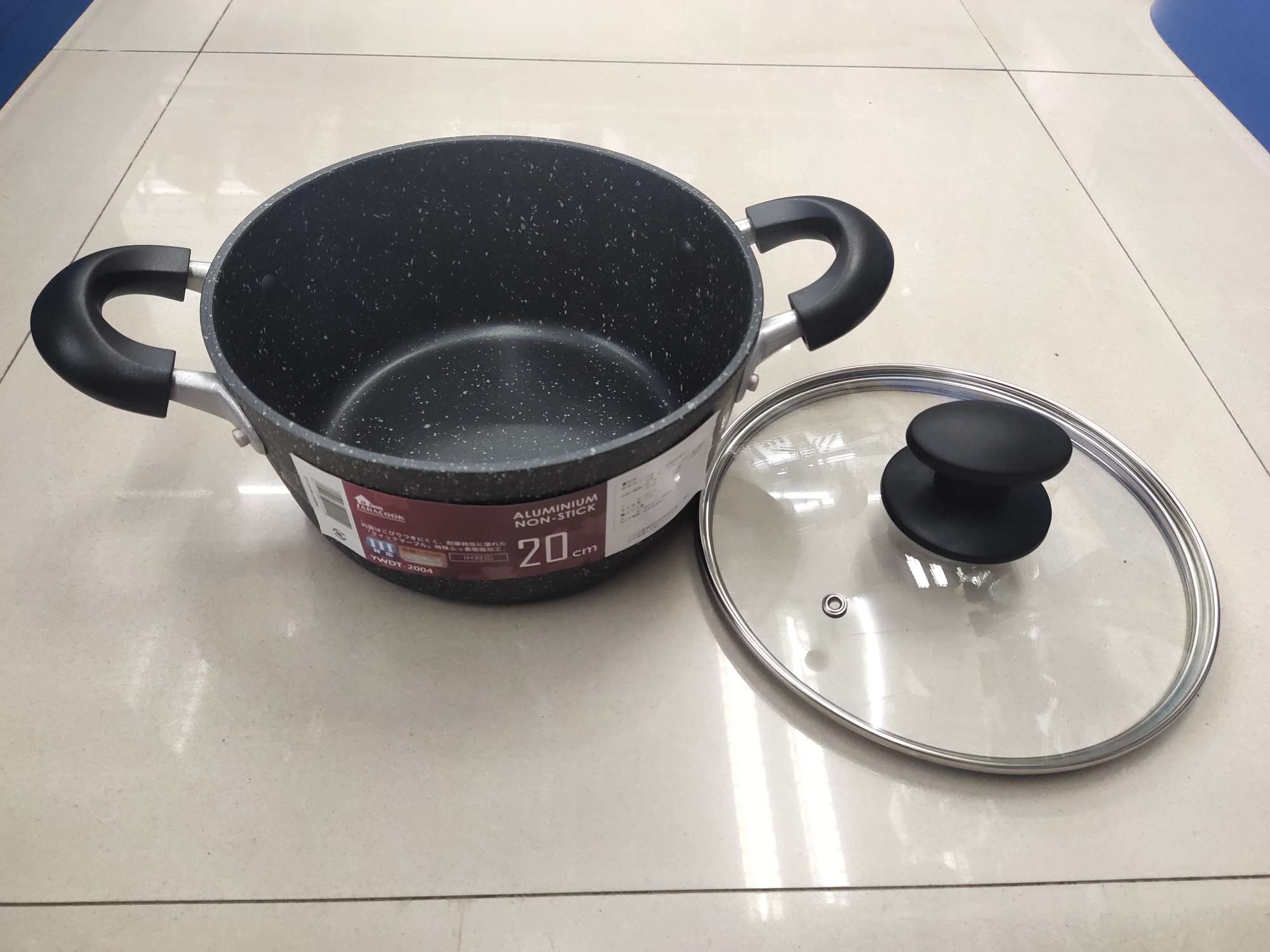 SARACOOK,20cm soup pot, milk pot, non-stick porridge and soup cooking pot, gas stove and induction cooker dual-purpose pot, two-hand pot, 20-28cm details Picture