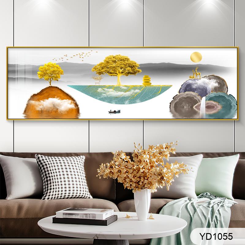 Chinese gold landscape sofa bedside decoration painting