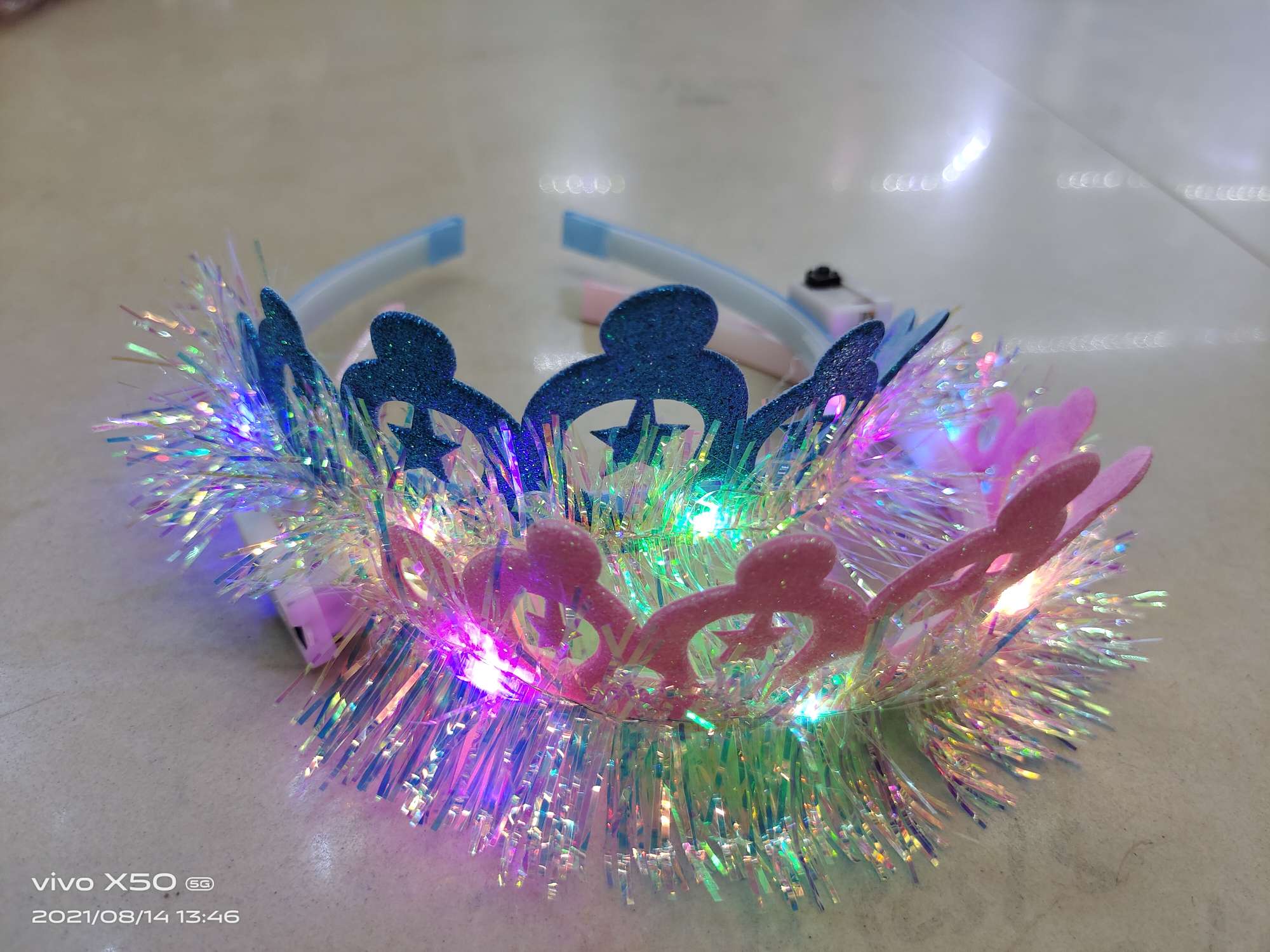Luminous Crown Head Buckle Rain Crown Plus Lamp Manufacturers Direct Sales undefined
