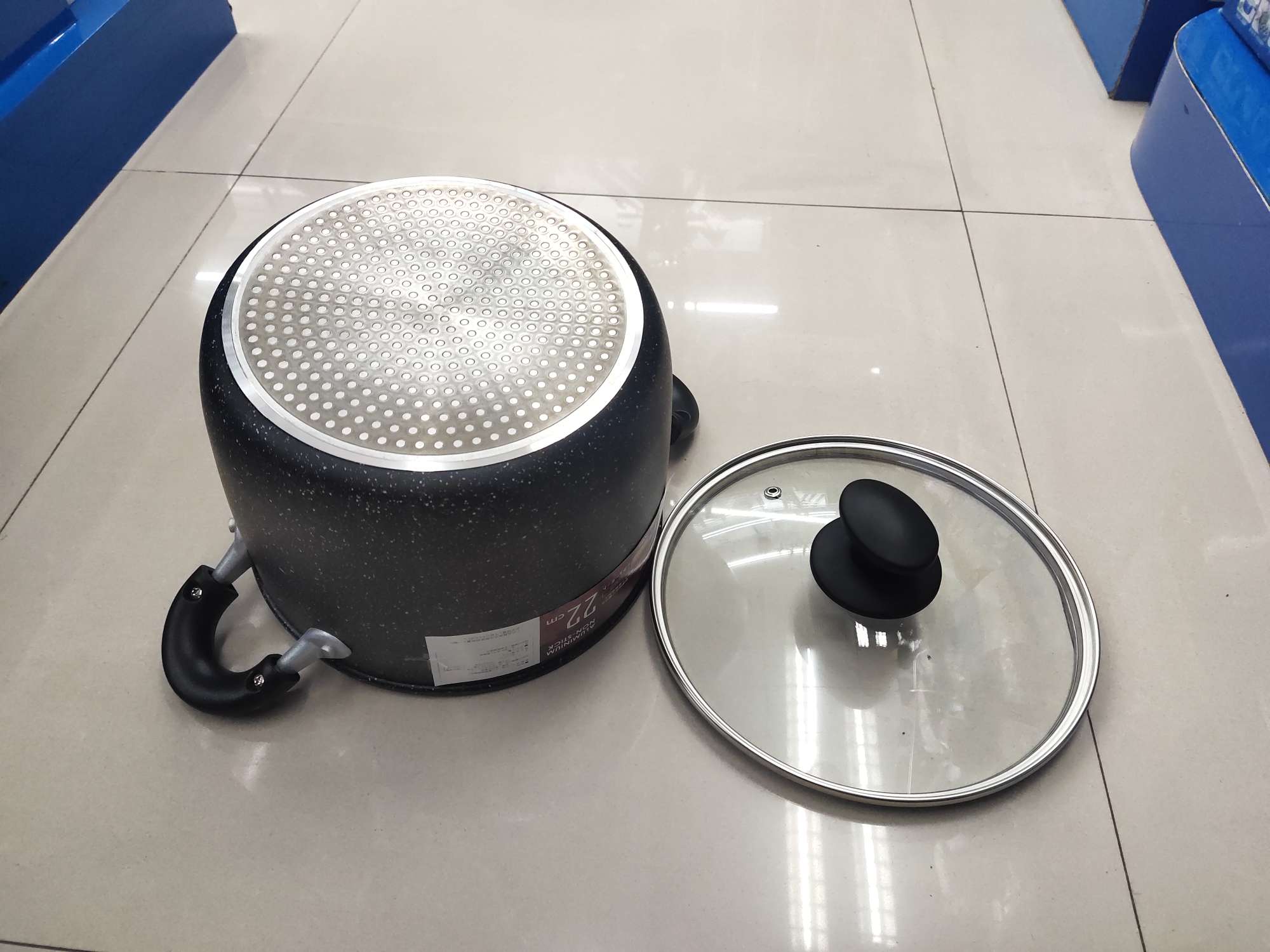 SARACOOK,22cm deep soup pot, inch pot, milk pot, non-stick porridge and soup cooking pot, gas stove and induction cooker dual-purpose pot, two-hand pot, 20-28cm Specification image