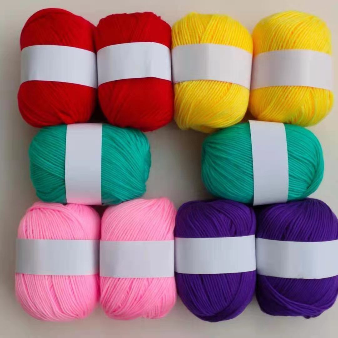Treasure yarn Hand-made wool ball yarn diy material bag hook shoe thread crochet doll batch 102