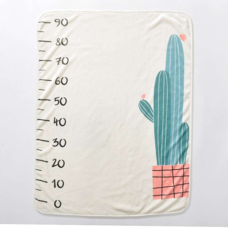 Calendar blanket Flannel month photo blanket Baby Commemorative blanket Milestone blanket Newborn photography blanket 70*102, 75*102cm detail image 3