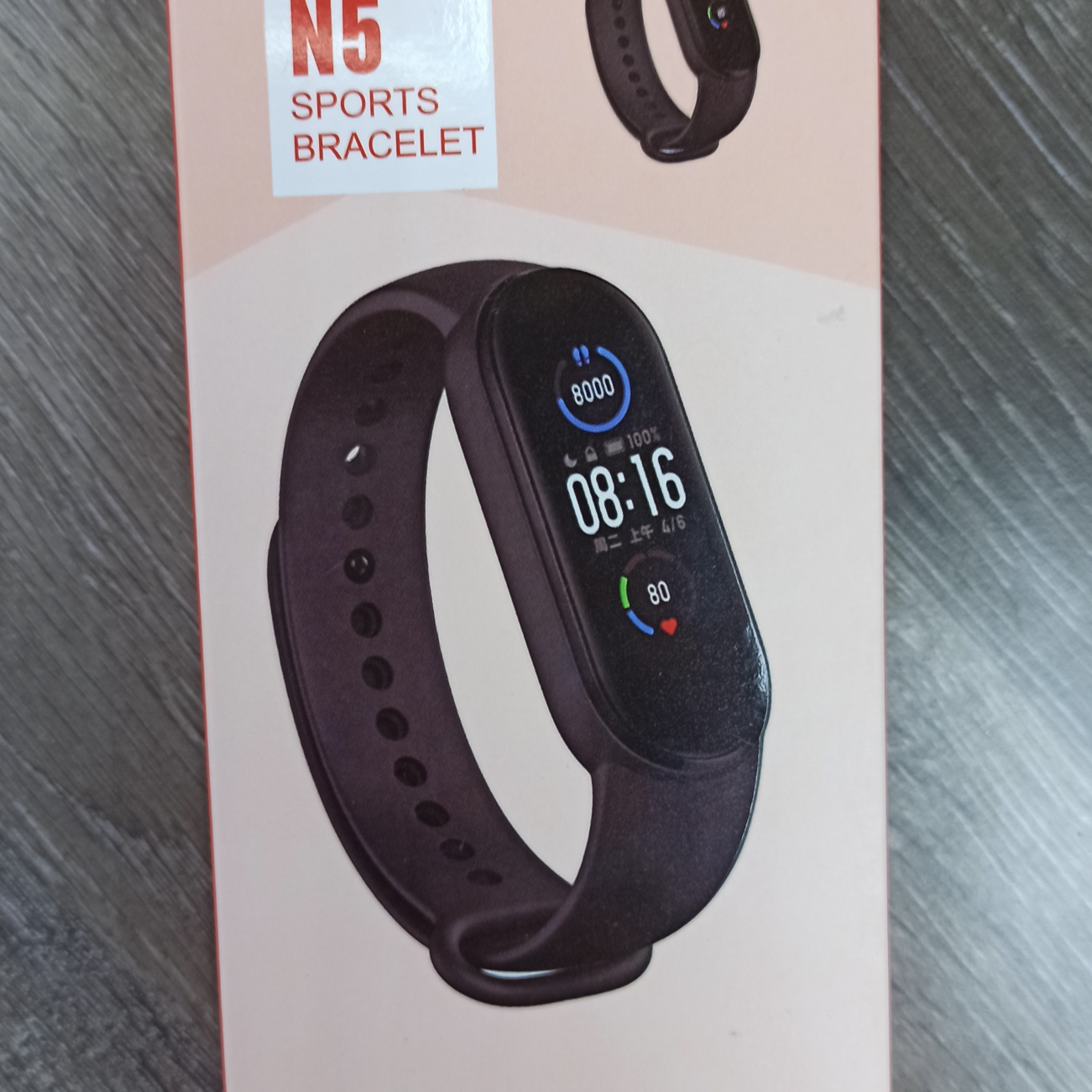 Bracelet Full screen smart sports Bluetooth multi-functional bracelet waterproof camera five generation watch
