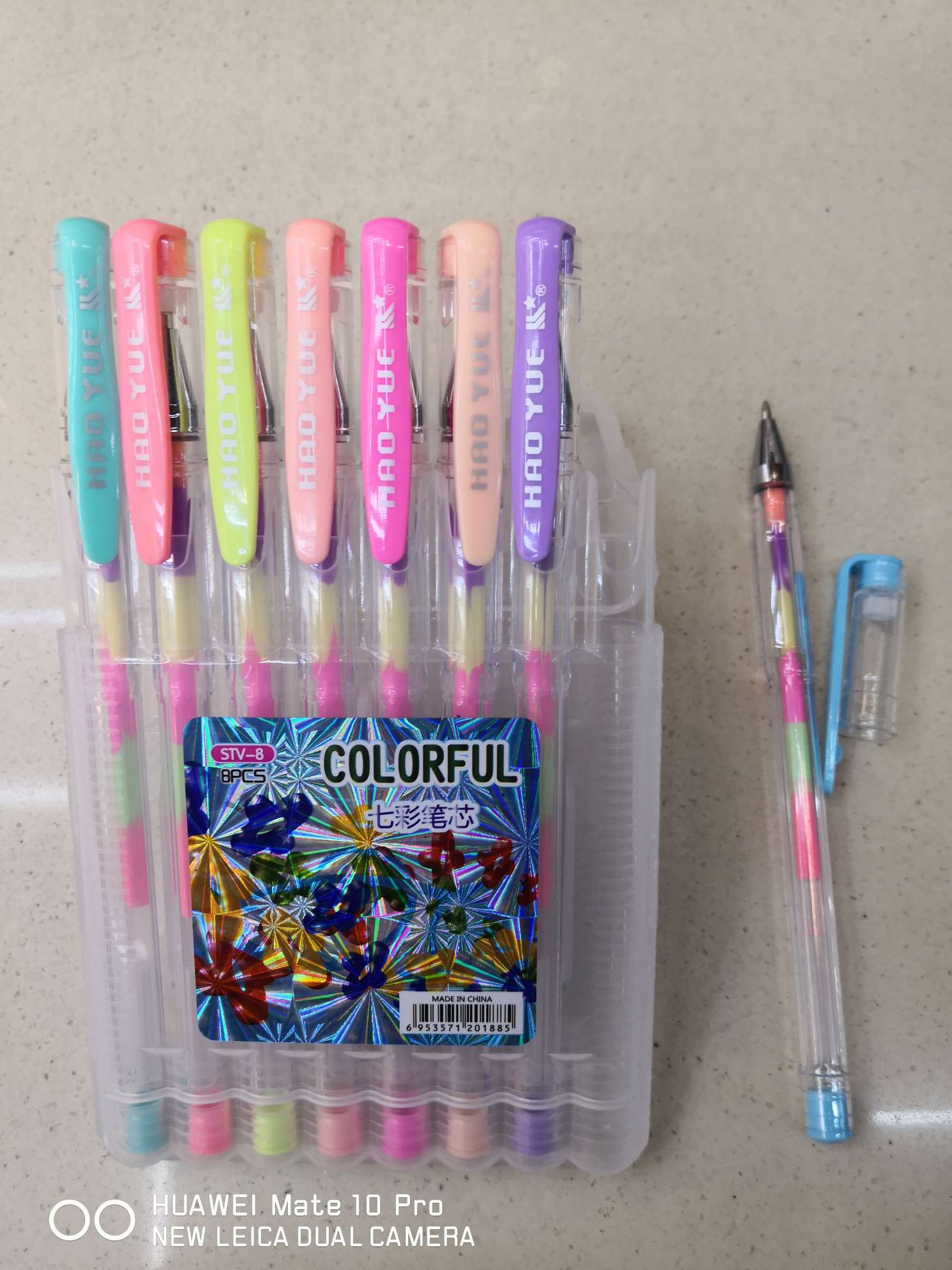Yiwu Boyang Pen and Ink Supplies Store STV - 8-color Seven-color Highlighters Item Picture