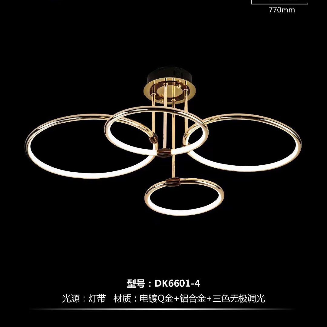 A light luxury, minimalist, modern, creative and personalized chandelier