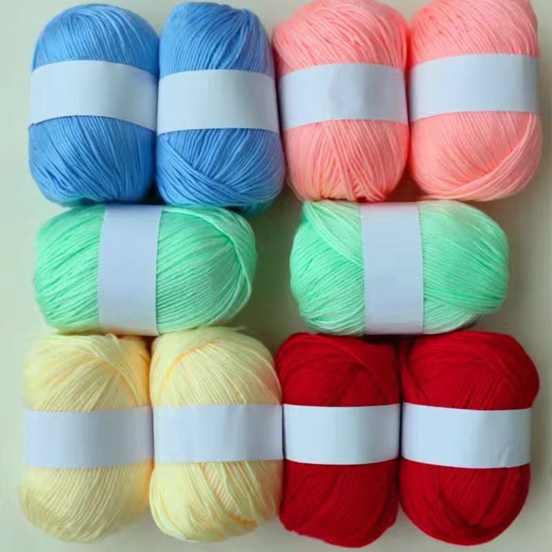 Treasure yarn Hand-made wool ball yarn diy material bag hook shoe thread crochet doll batch 38