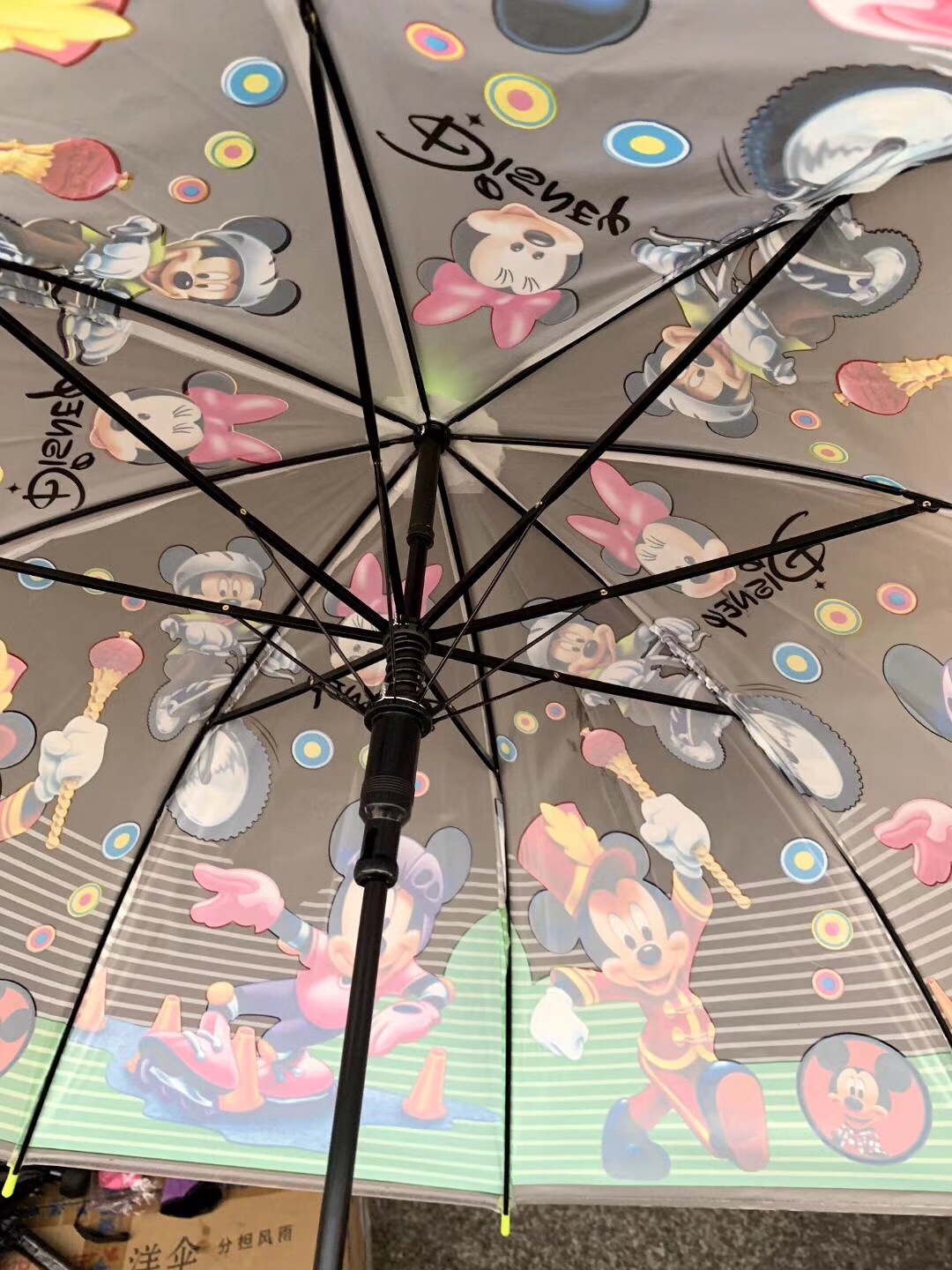 Children's Cartoon Umbrella Long Handle Umbrella Lovely Shade Rain Umbrella Item Picture