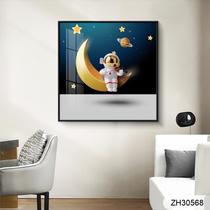 Three-dimensional astronaut Nordic modern creative light luxury decorative painting