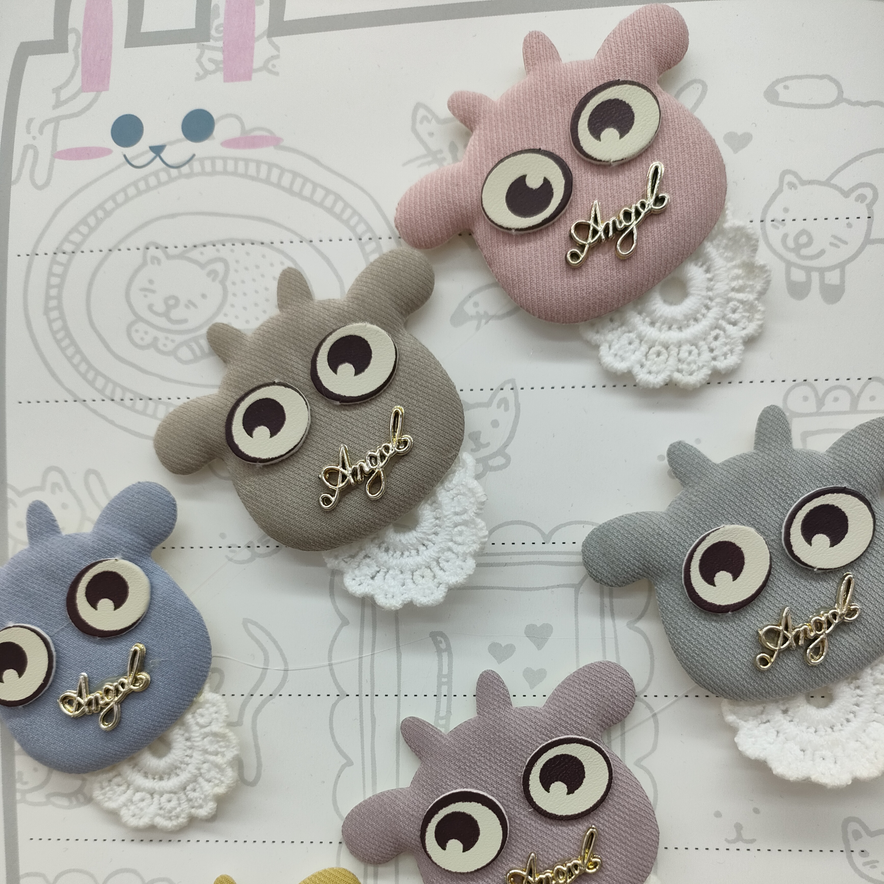 Iron button cattle