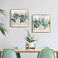客厅三联油画 沙发背景画简约风格抽象类型工装白底实物图