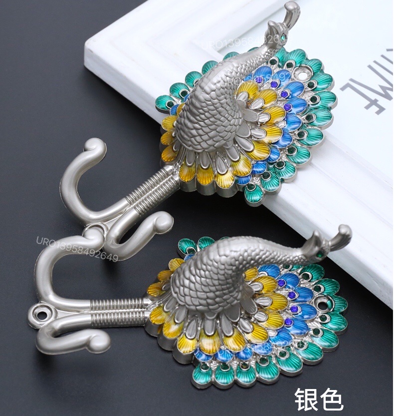 专业窗帘杆，艺术罗马杆，铝合金窗帘轨道，弹簧窗帘扣,磁性窗帘合金窗帘夹,窗帘挂钩详情图6