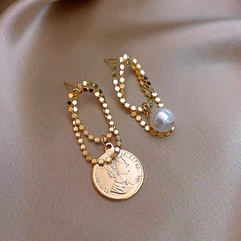 Retro Sicilian personality Baroque court national romantic Sue earrings