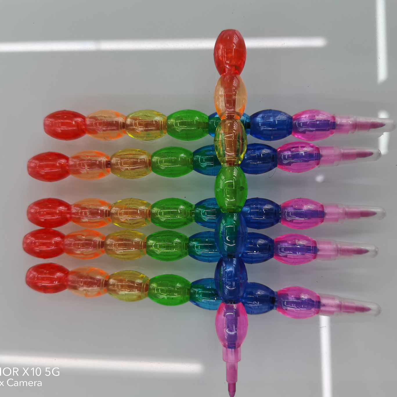 Yiwu Hanjia Stationery Office, Cultural, Art, Calligraphy and Drawing Supplies Crayons 7 sections Egg crayons Color can be customized according to samples full figure