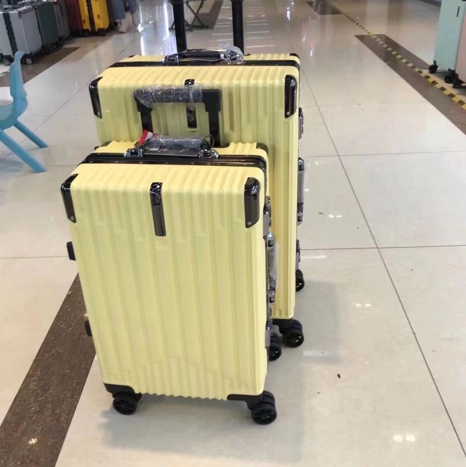 全铝拉杆挂钩行李箱登机箱图