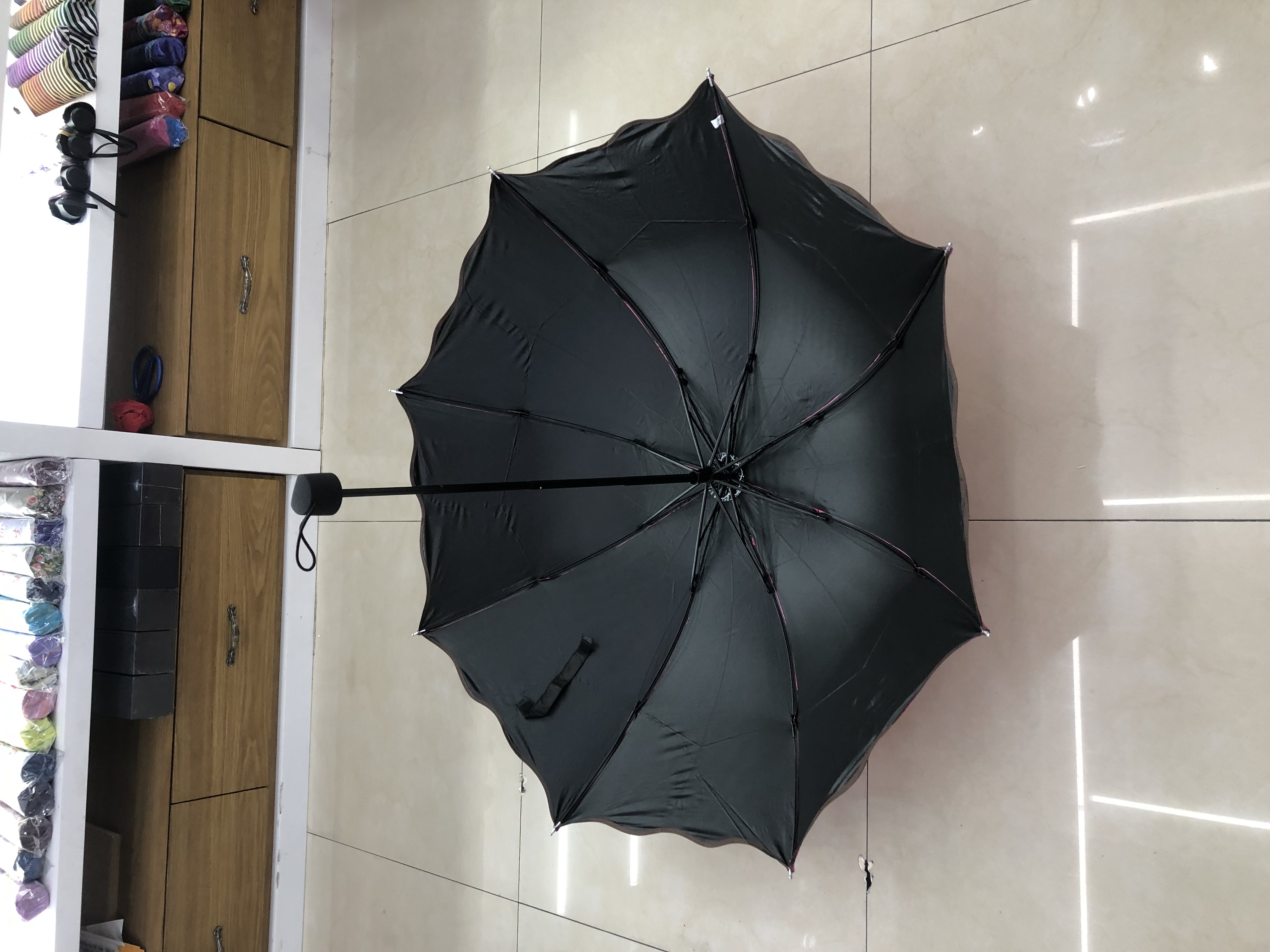 8 Pieces Of Vinyl Sunscreen Umbrella Specification drawing