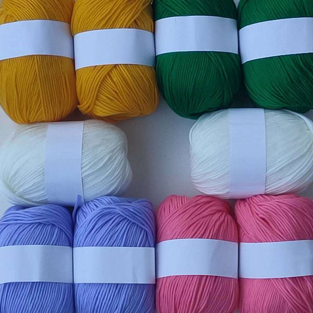 Baby wool handmade wool ball wool diy material bag hook shoe crochet doll wholesale 105