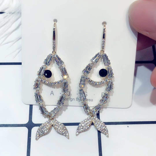 Fashion earrings gold 24