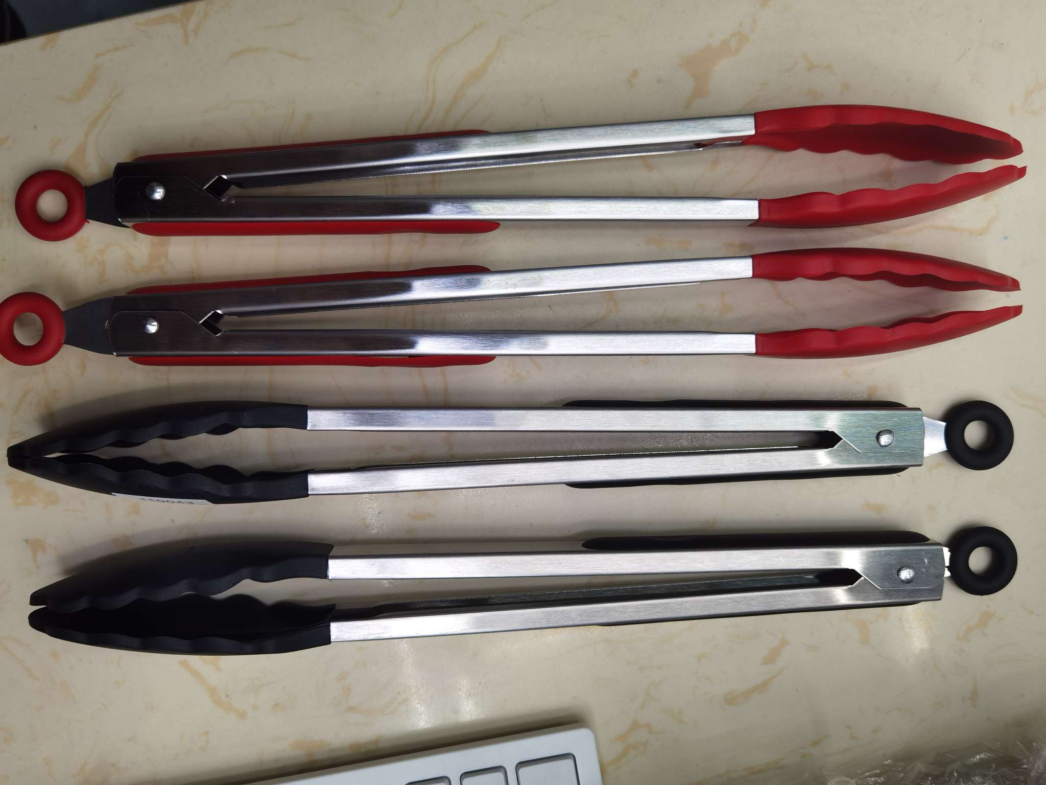 厨房小工具不锈钢硅胶防烫食品夹子9寸12寸烧烤夹不粘易清洗 其他厨房小工具详情图8