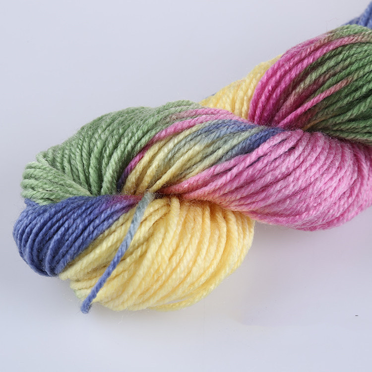 Direct sales and wholesale of cross-border best-selling products such as twisted acrylic yarn, hand-knitted segmentally dyed gradient yarn balls, and DIY crochet thread from the manufacturer detail image 2