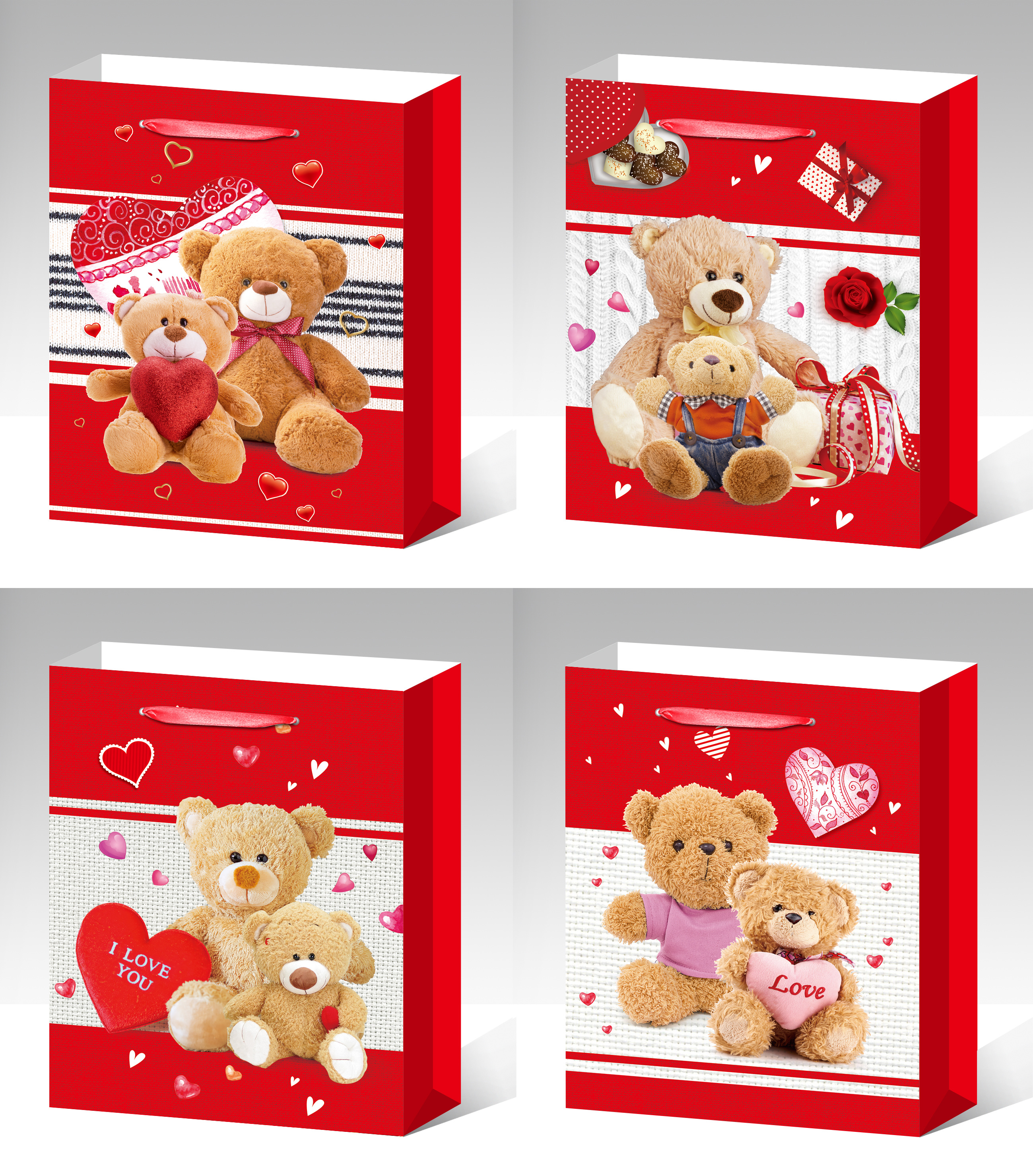 Birthday gift bags, hand-held gift paper bags, custom-made clothing packaging paper bags, wholesale food takeout packaging bags, customized Specification image